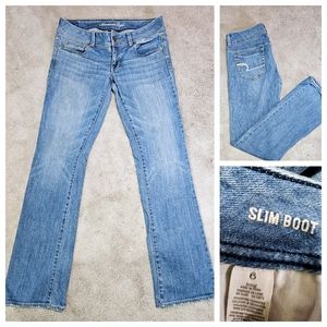 American Eagle Low Rise Light Flare Jeans